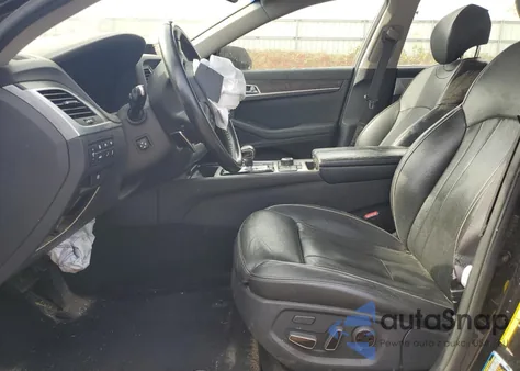 2018 Genesis G80 Base из США, поврежденный, VIN KMHGN4JE4JU251014